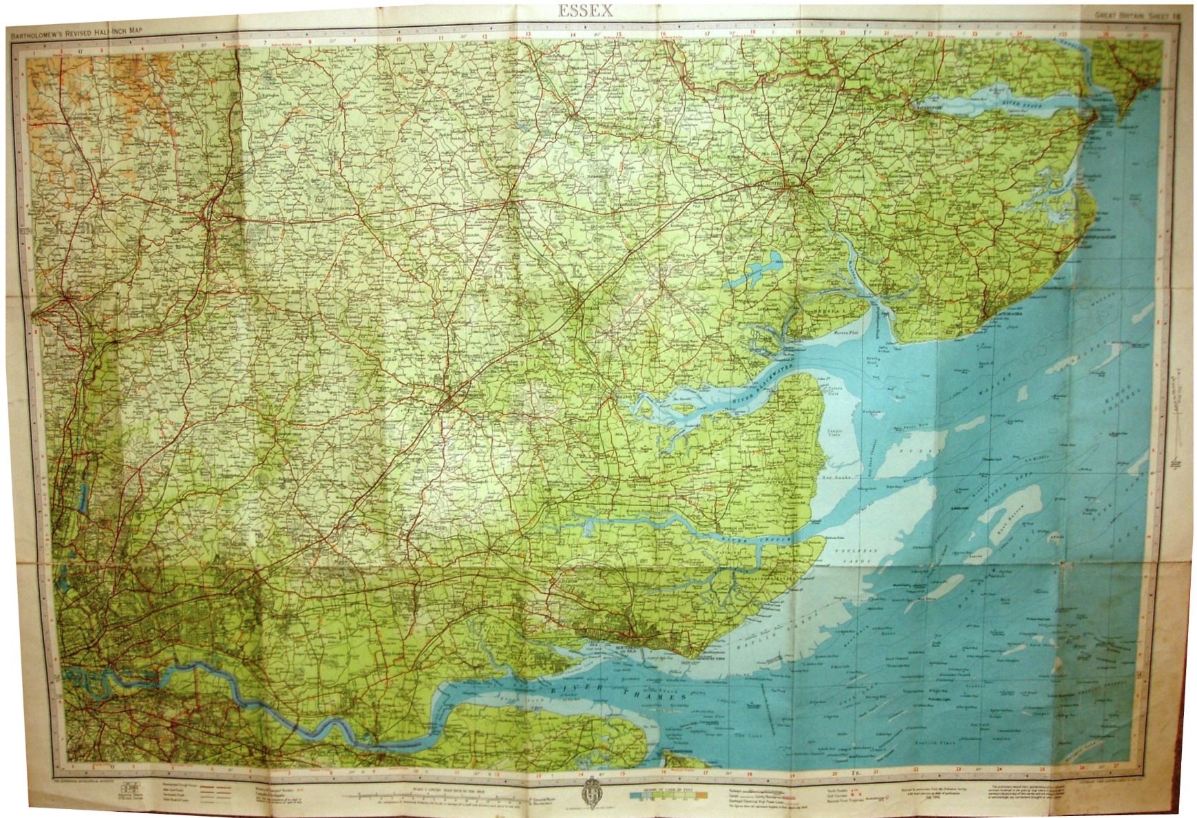 Bartholomew 1946, Sheet 16